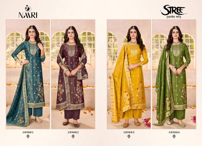 Stree By Naari Shimmer jacquard Designer Salwar Kameez Wholesale Shop In Surat
